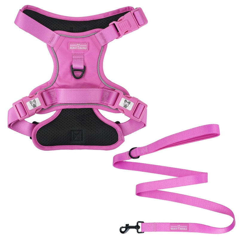 Pink No Pull Harness Bundle - Beast & Buckle