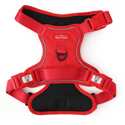 Red No Pull Harness Bundle - Beast & Buckle