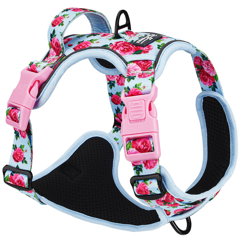 Roses No Pull Dog Harness – Beast & Buckle