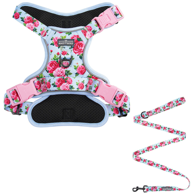 Roses No Pull Harness & Leash Bundle – Beast & Buckle