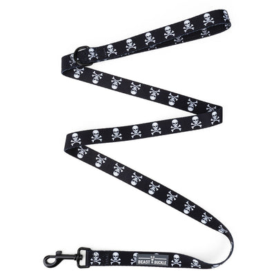 Skull & Crossbones No Pull Harness & Leash Bundle - Beast & Buckle