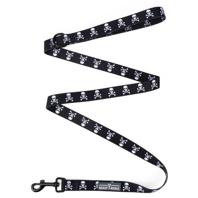Skull & Crossbones No Pull Harness & Leash Bundle - Beast & Buckle