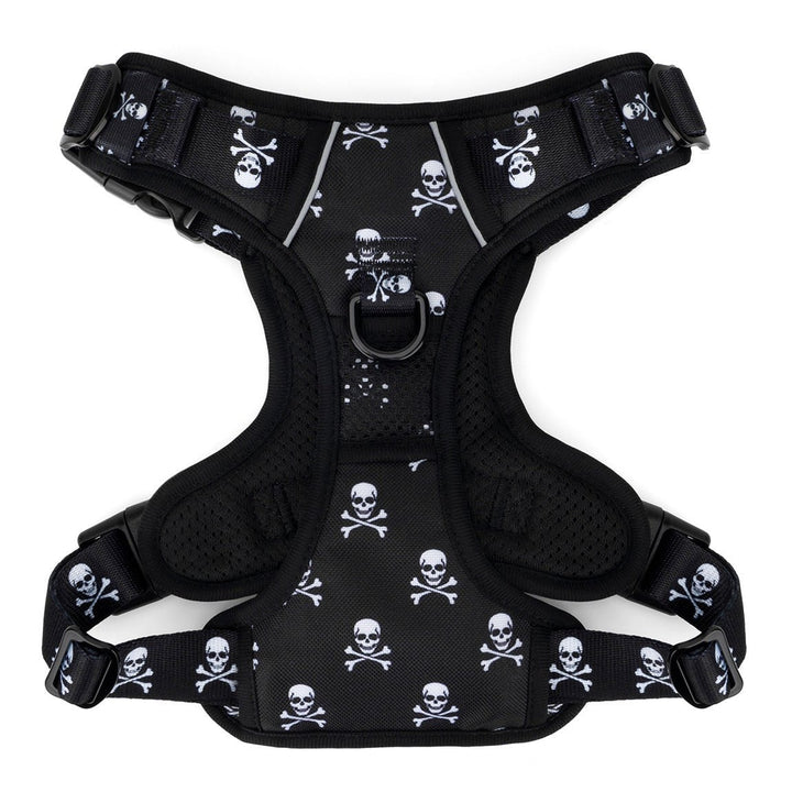 Skull & Crossbones No Pull Dog Harness – Beast & Buckle