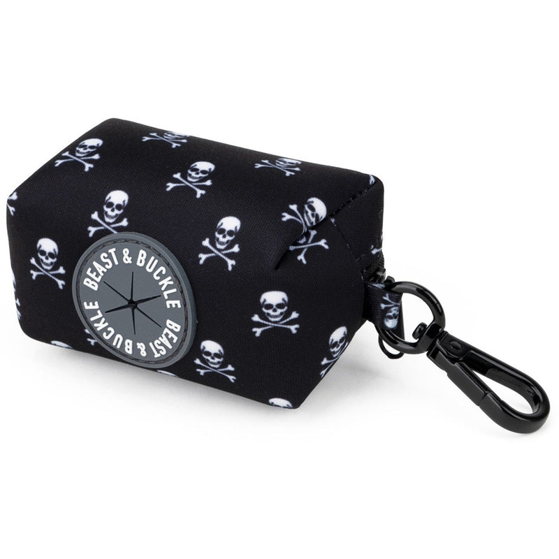Skull & Crossbones Poop Bag Holder - Beast & Buckle