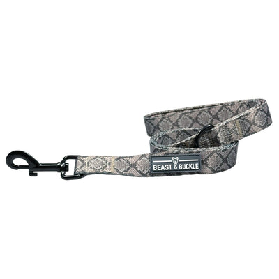 Snakeskin Dog Leash - Beast & Buckle