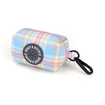 Spring Plaid Poop Bag Holder - Beast & Buckle