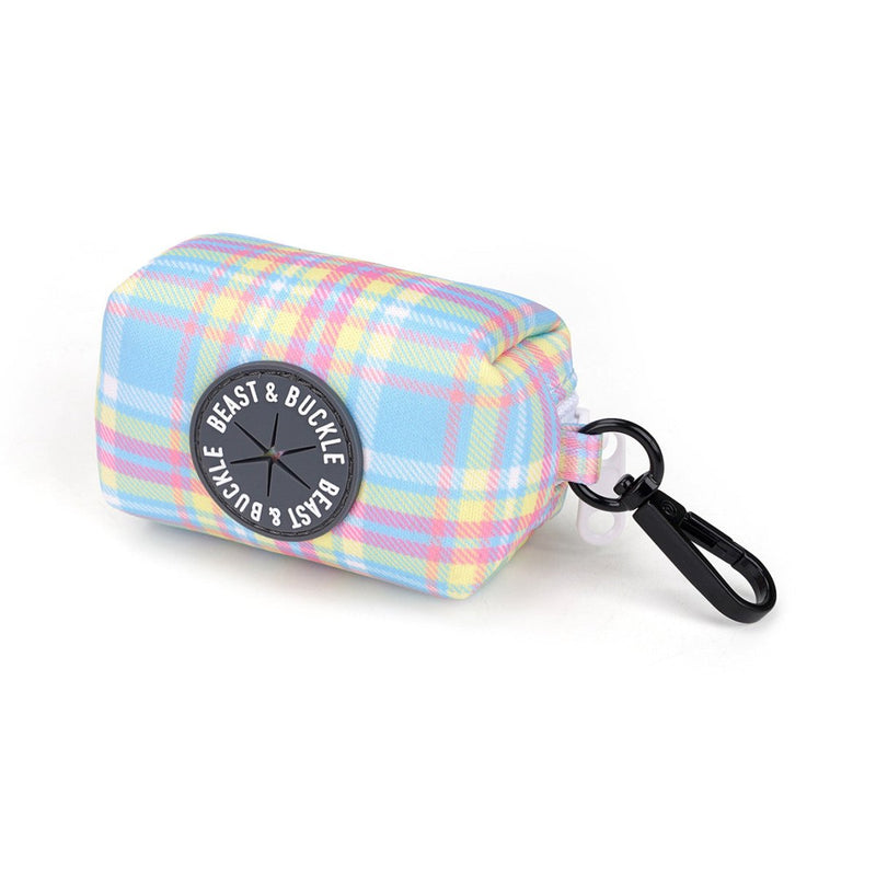 Spring Plaid Poop Bag Holder - Beast & Buckle