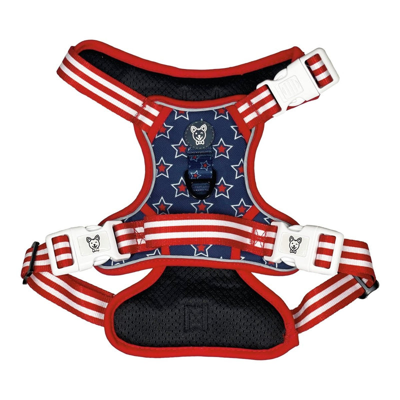 Stars & Stripes No Pull Dog Harness - Beast & Buckle