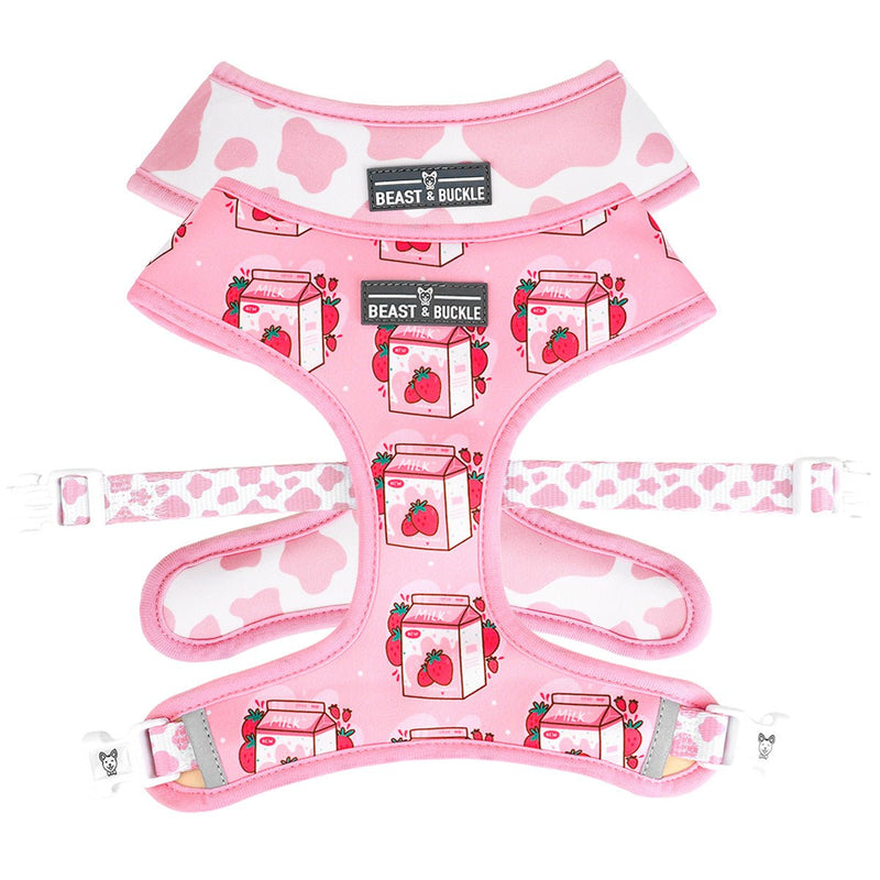 Strawberry Milk Harness and Leash Set - Beast & Buckle