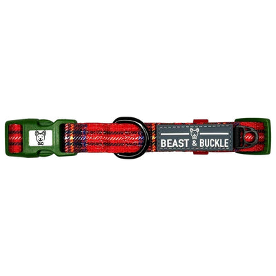 Tartan Plaid Dog Collar - Beast & Buckle