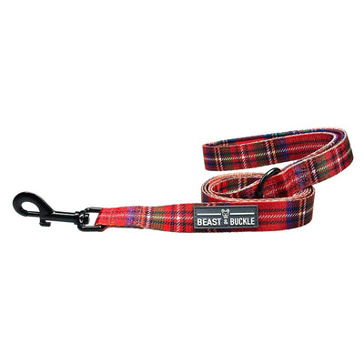 Tartan Plaid Dog Leash - Beast & Buckle