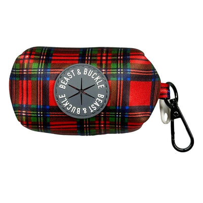 Tartan Plaid Poop Bag Holder - Beast & Buckle