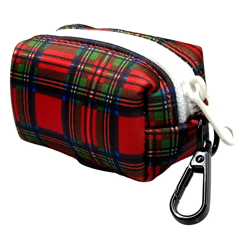 Tartan Plaid Poop Bag Holder - Beast & Buckle