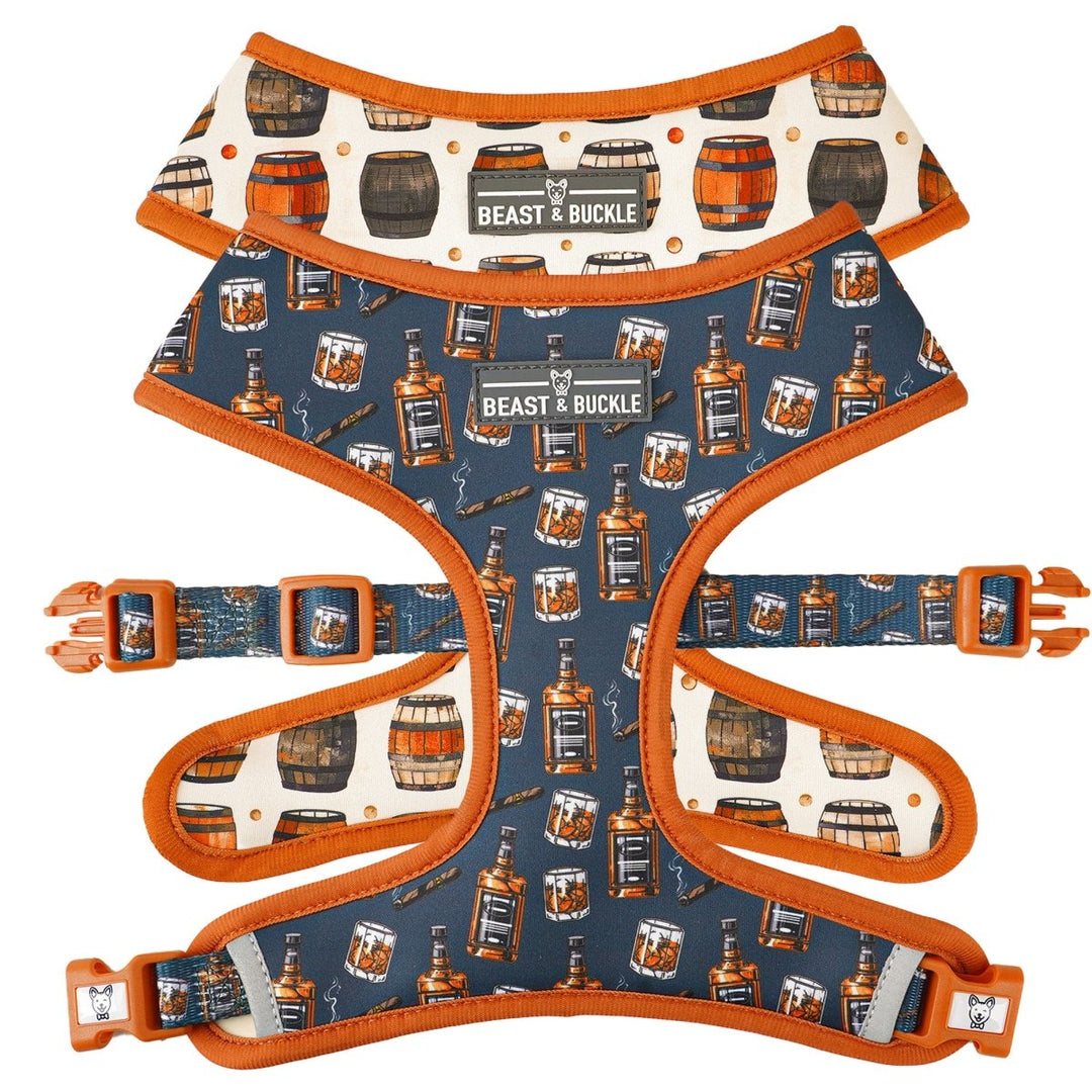 Whiskey Reversible Dog Harness – Beast & Buckle