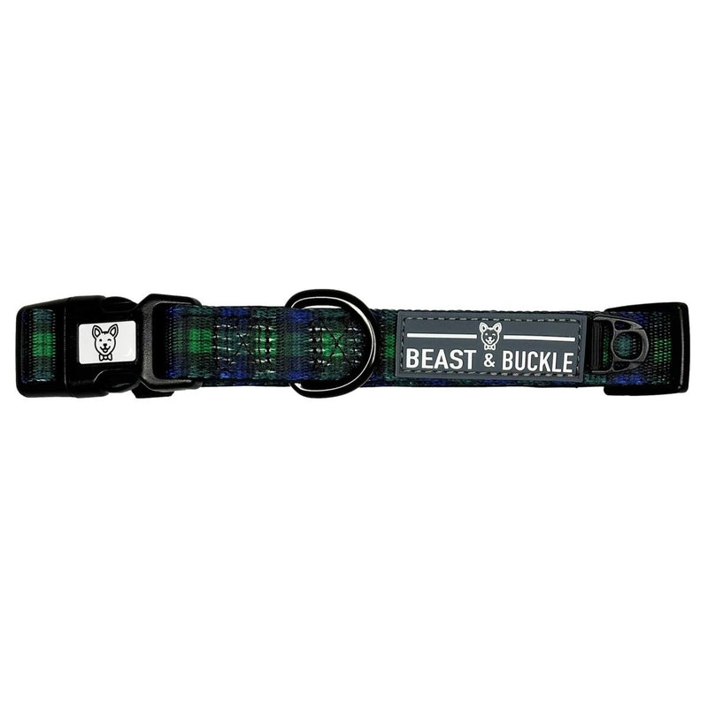 Blackwatch Plaid Dog Collar - Beast & Buckle