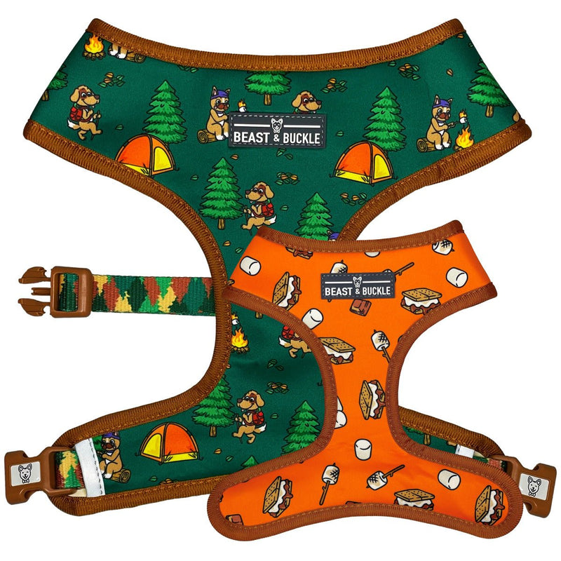 Camping Reversible Dog Harness - Beast & Buckle