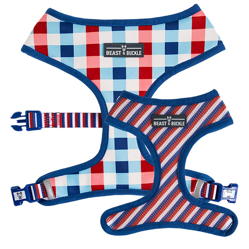 Checkmate Reversible Dog Harness - Beast & Buckle