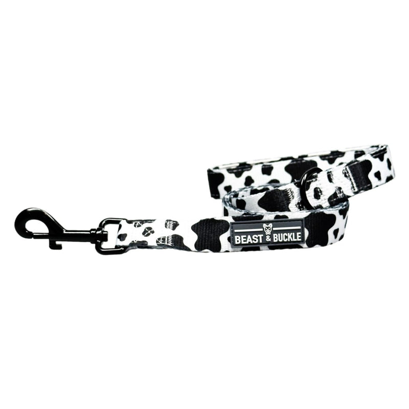 Cow Print Dog Leash - Beast & Buckle