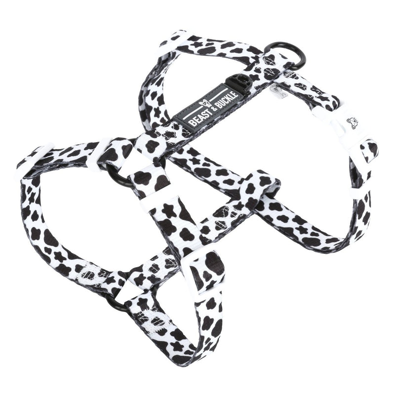 Cow Print Strap Harness - Beast & Buckle
