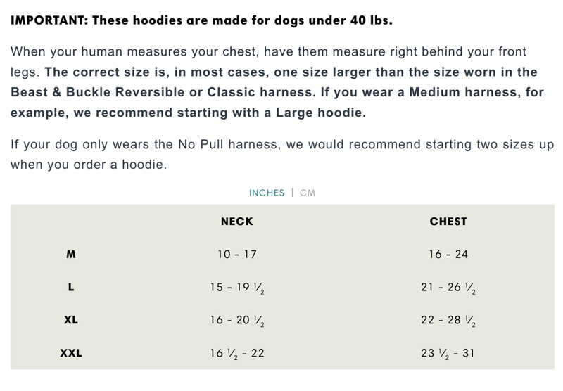 Cupcake Dog Hoodie – CLEARANCE - Beast & Buckle