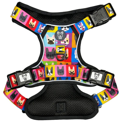 Frenchie Fam No Pull Dog Harness - Beast & Buckle
