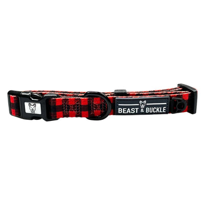 Lumberjack Plaid Dog Collar - Beast & Buckle