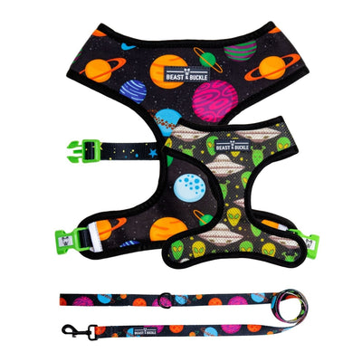 Outer Space Harness & Leash Set - Beast & Buckle