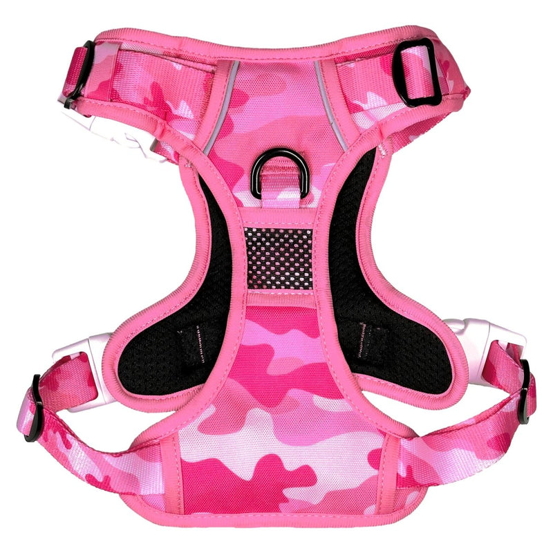 Pink Camo No Pull Harness Bundle - Beast & Buckle