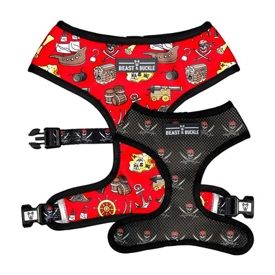 Pirate Reversible Dog Harness - Beast & Buckle