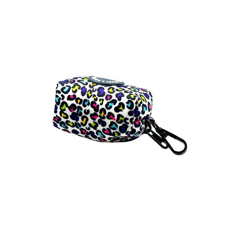 Rainbow Leopard Poop Bag Holder - Beast & Buckle